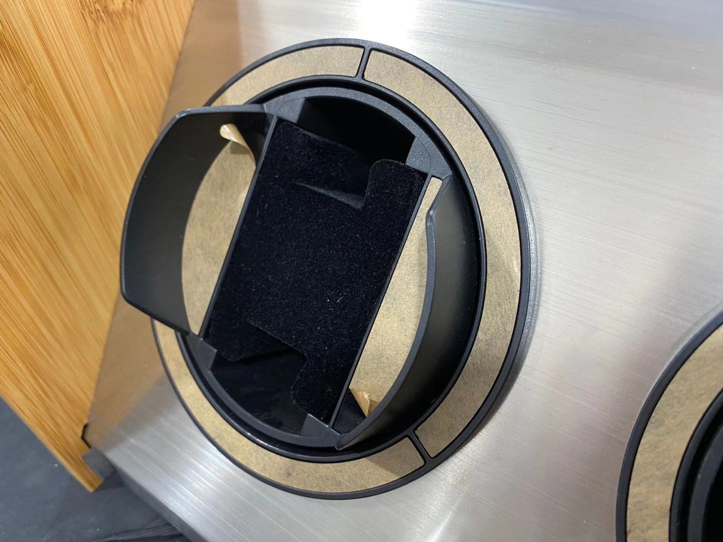 Watch Winder Double | for Big to Super Big Automatic Watches up to Case 50mm Diameter, Bamboo Handcraft Super Quiet by Watch Winder Smith®